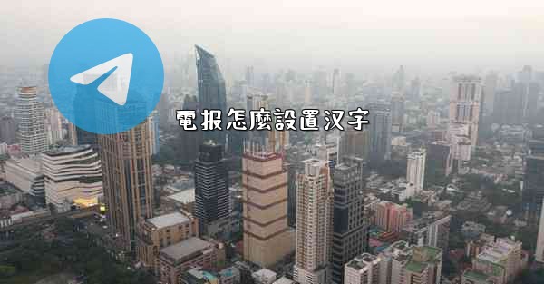 電报怎麼設置汉字