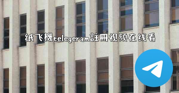 纸飞機telegeram註冊视频在线看