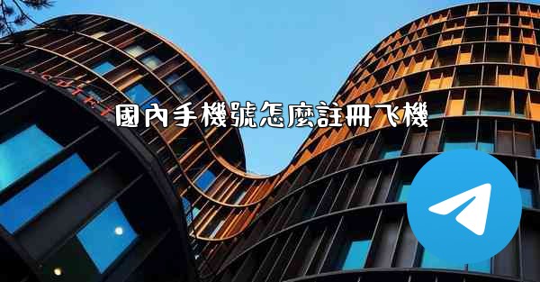 國內手機號怎麼註冊飞機