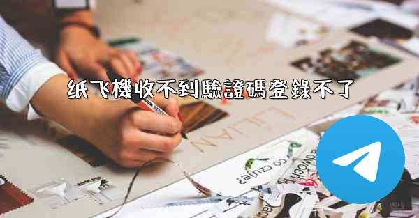 纸飞機收不到驗證碼登錄不了