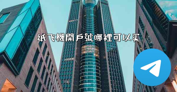 纸飞機開戶號哪裡可以买