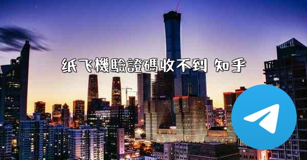 纸飞機驗證碼收不到 知乎