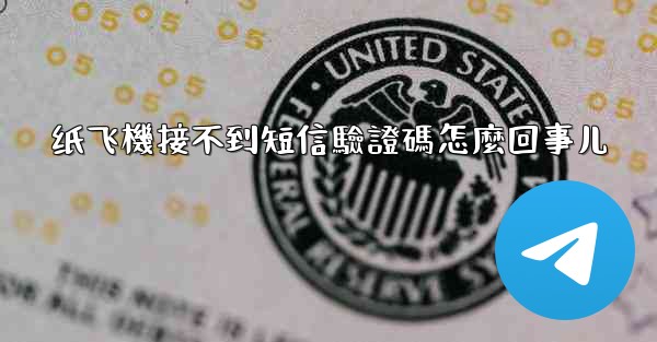 纸飞機接不到短信驗證碼怎麼回事儿