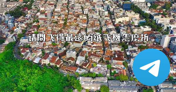 请問飞得最遠的纸飞機怎麼折