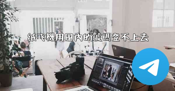 纸飞機用國內的號碼登不上去