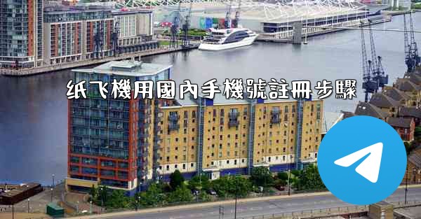 纸飞機用國內手機號註冊步驟