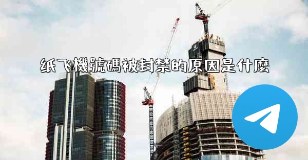 纸飞機號碼被封禁的原因是什麼