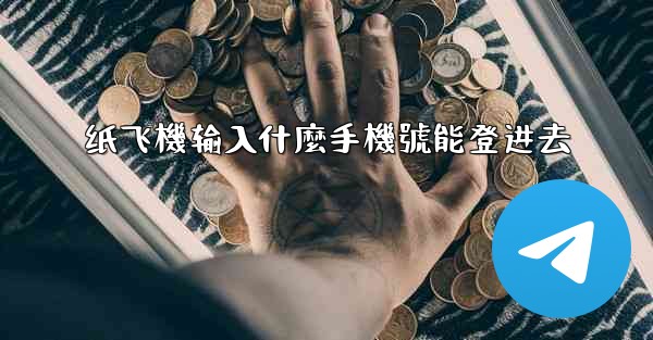 纸飞機输入什麼手機號能登进去