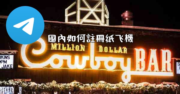 國內如何註冊纸飞機