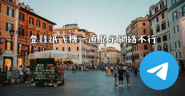 登錄纸飞機一直显示網絡不行