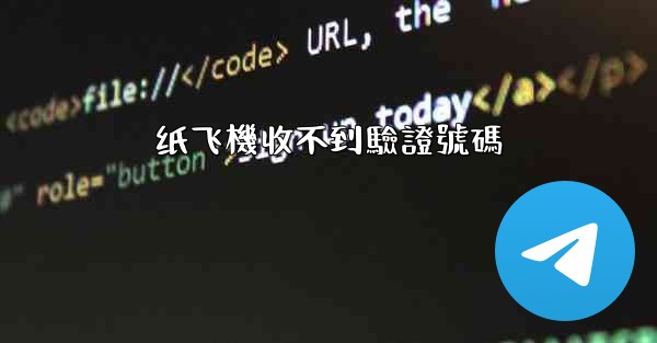 纸飞機收不到驗證號碼
