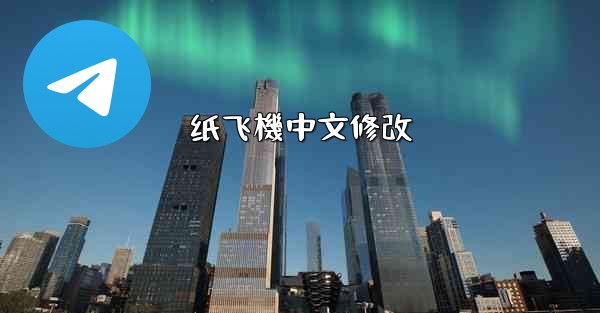 纸飞機中文修改