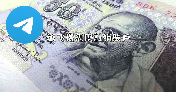 纸飞機怎麼註销賬戶