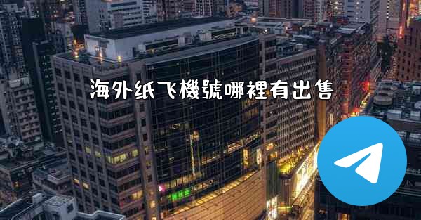 海外纸飞機號哪裡有出售