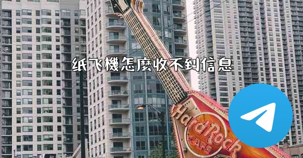 纸飞機怎麼收不到信息