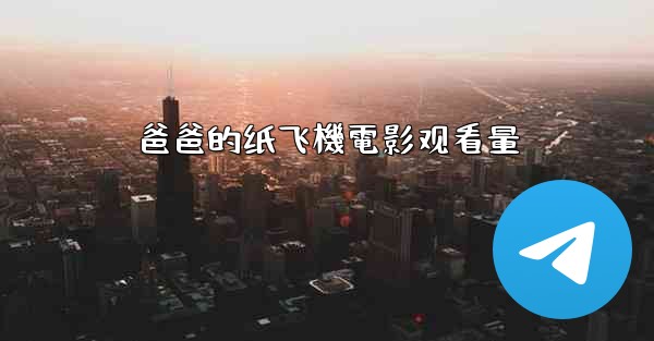 爸爸的纸飞機電影观看量