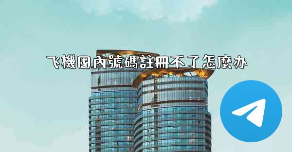 飞機國內號碼註冊不了怎麼办