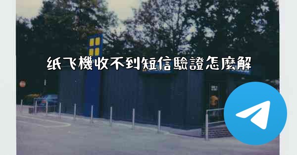纸飞機收不到短信驗證怎麼解