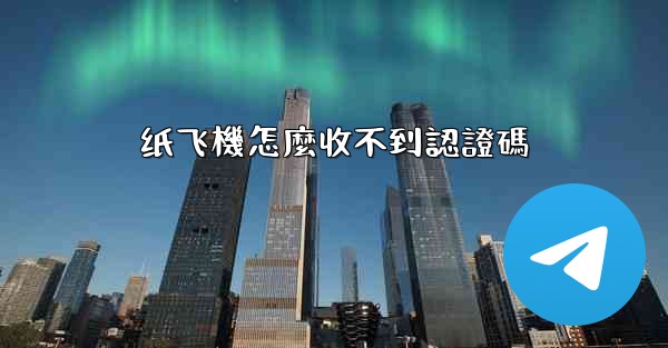 纸飞機怎麼收不到認證碼
