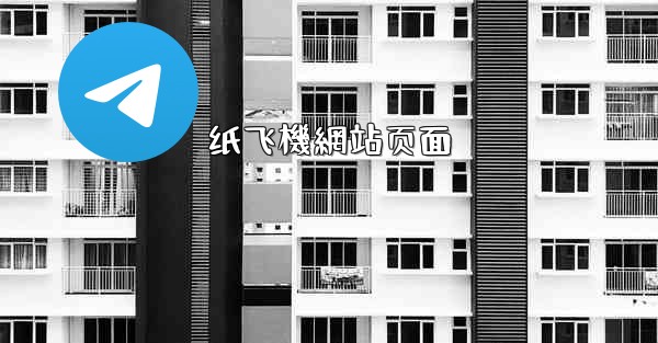 纸飞機網站页面