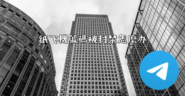 纸飞機號碼被封禁怎麼办