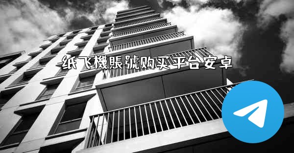 纸飞機賬號购买平台安卓