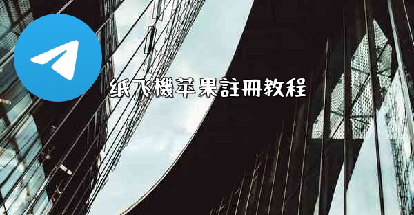 纸飞機苹果註冊教程