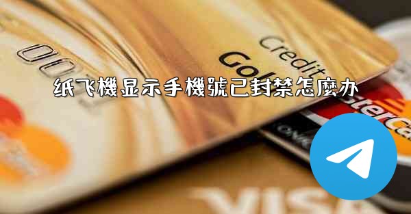 纸飞機显示手機號已封禁怎麼办