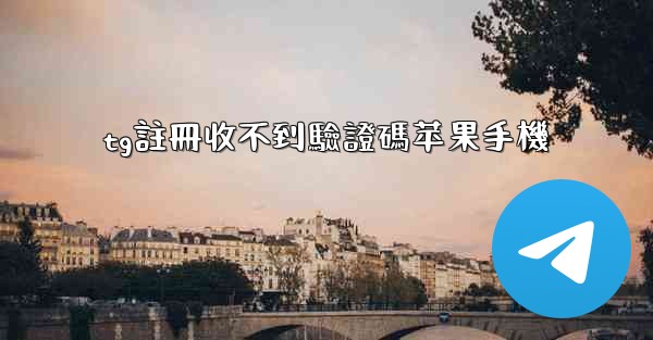 tg註冊收不到驗證碼苹果手機